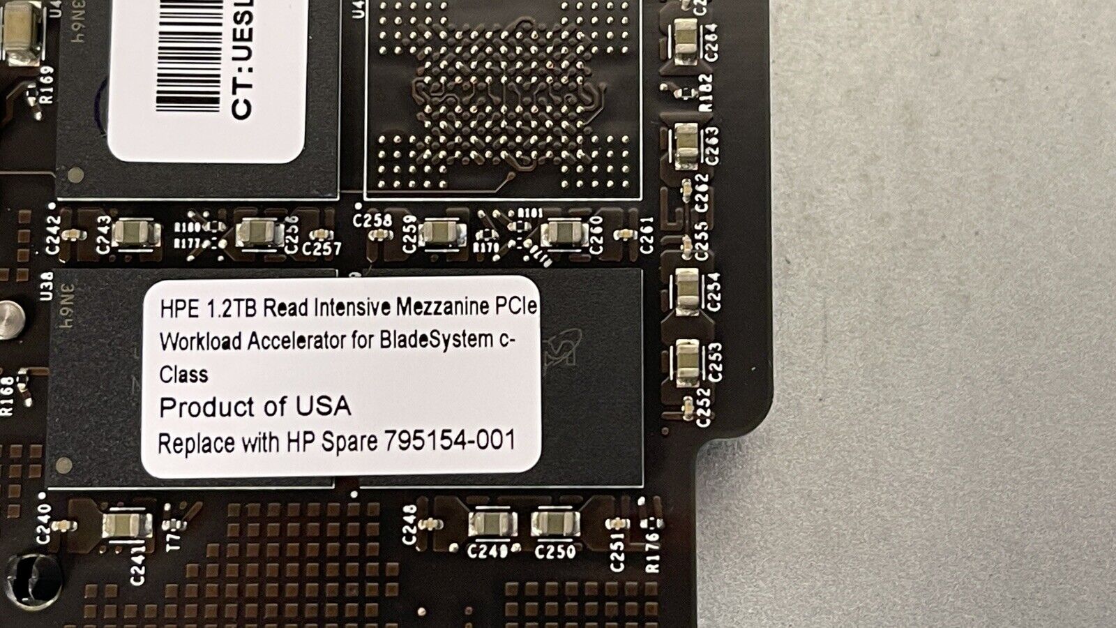 HP 794603-B21 1.2TB SanDisk ioMemory SX300-1200 MEZZANINE PCI-e SSD MLC 795154-001 Flash 98 - 100%.