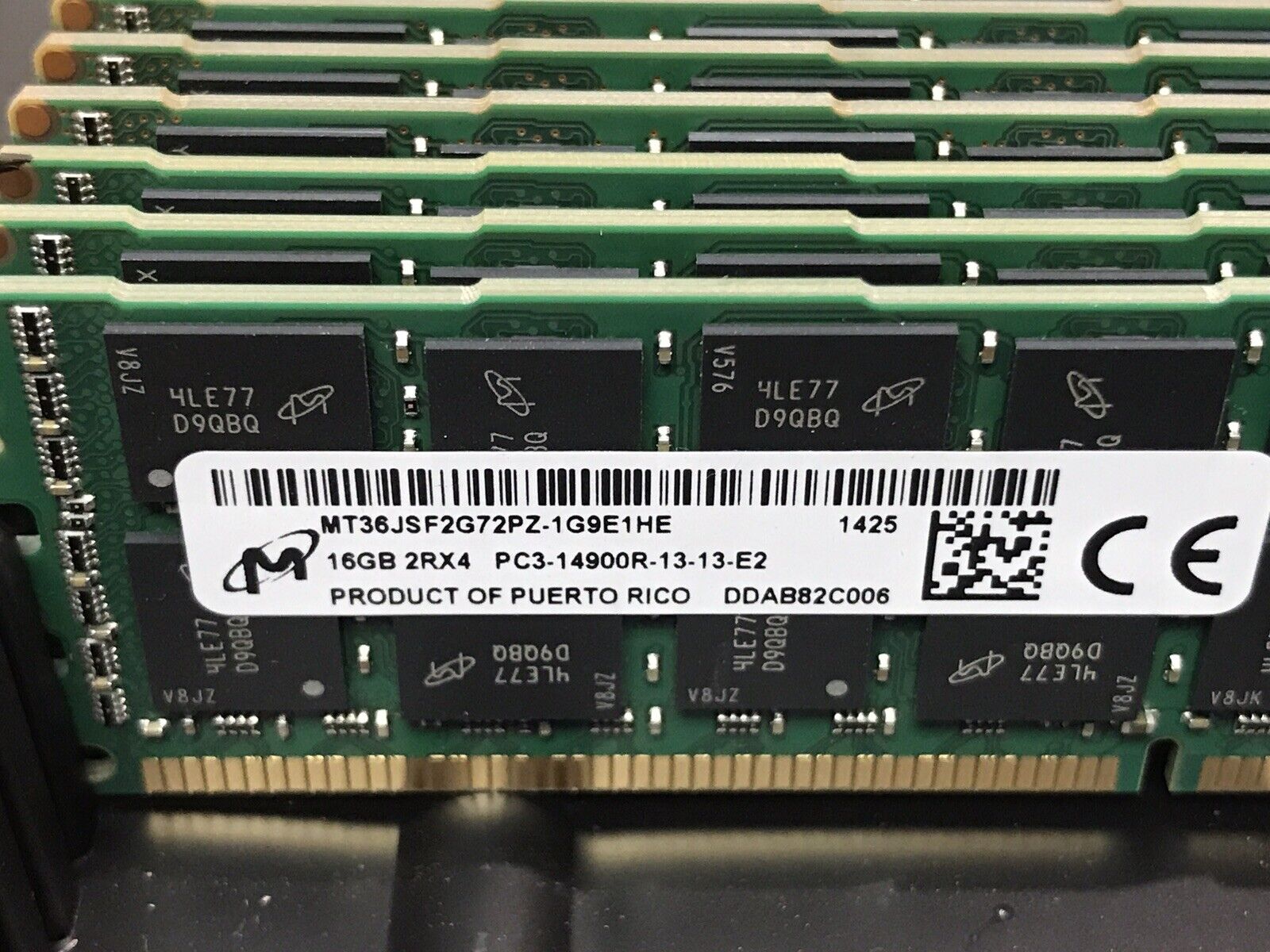 HP 712383-081 1x16GB Dual Rank x4 DDR3 1866MHz RDIMM ECC CL13 Ram SmartMemory