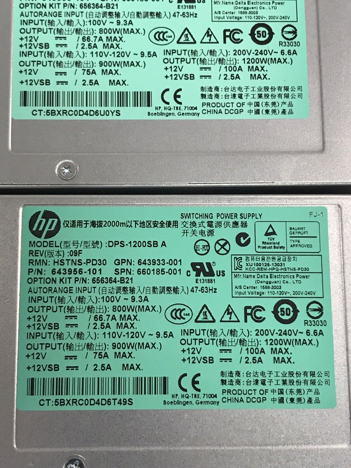 HP ProLiant S6500 8x SL230s 16x E5-2650V2 512GB 16x 200GB SSD 10Gb NIC 8Gb FC.