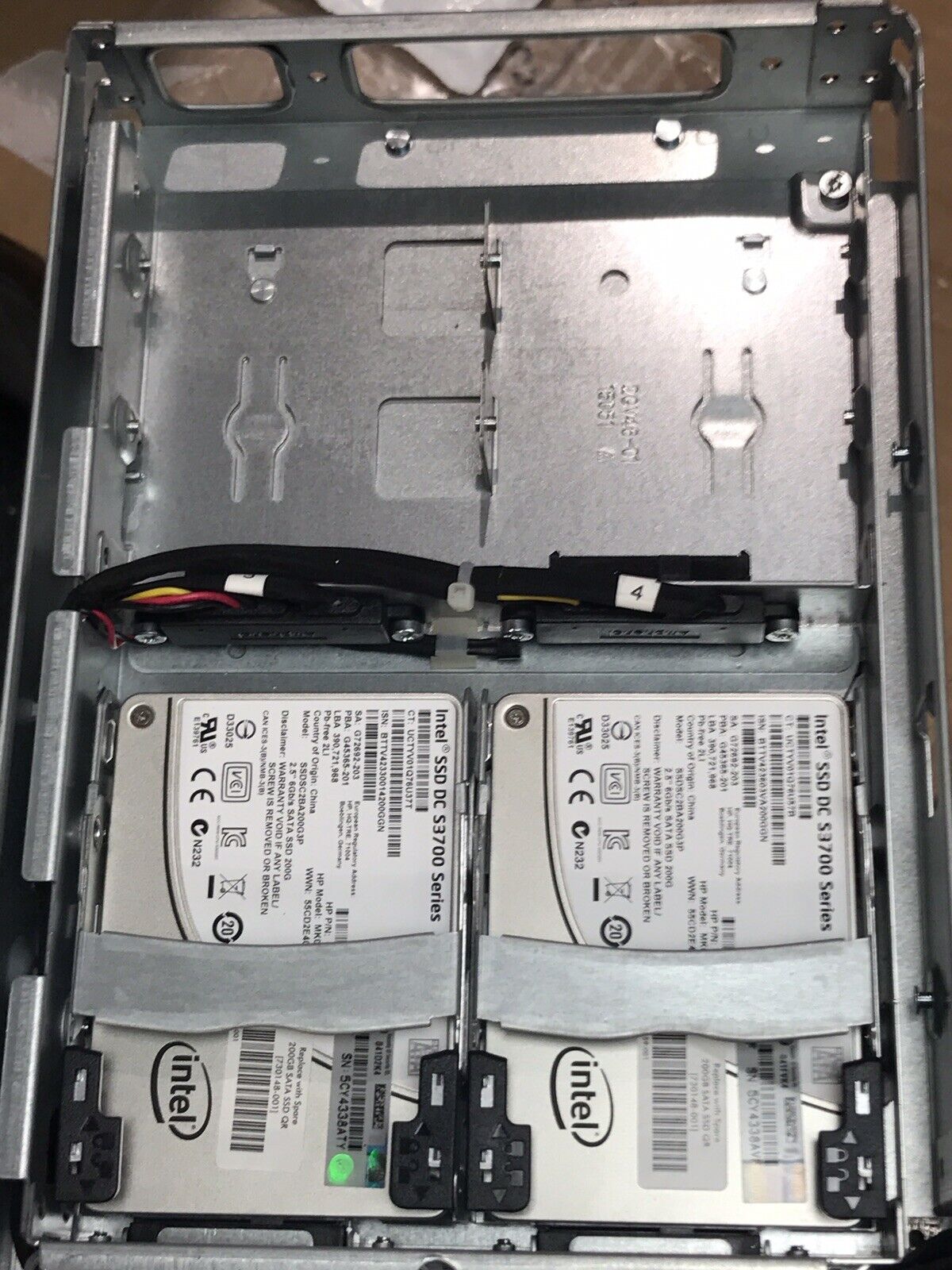 HP SL230s G8 Two E5-2650V2 256GB 1866Mhz 4x SFF 2x S3700 200GB SSD 560FLR FBWC.