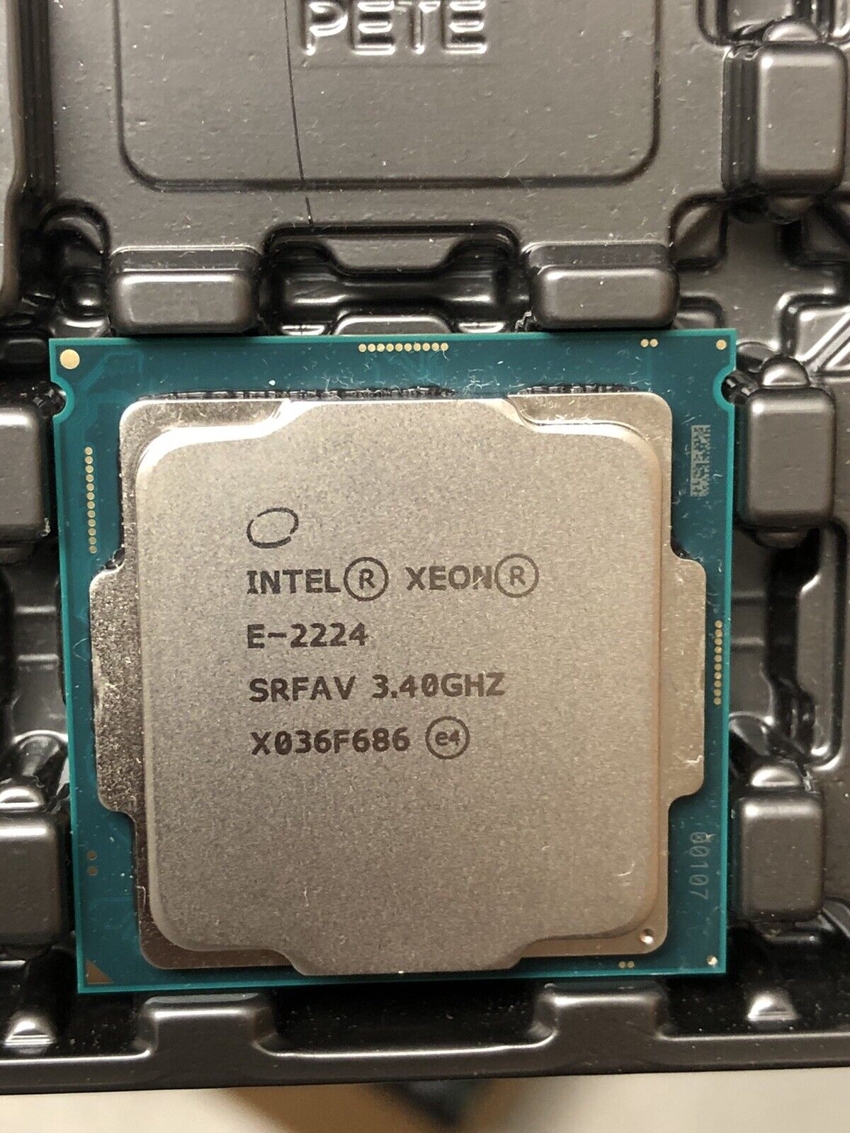 Intel Xeon E-2224 3.4GHz 4 Core 8MB 71W LGA1151 CPU Processor