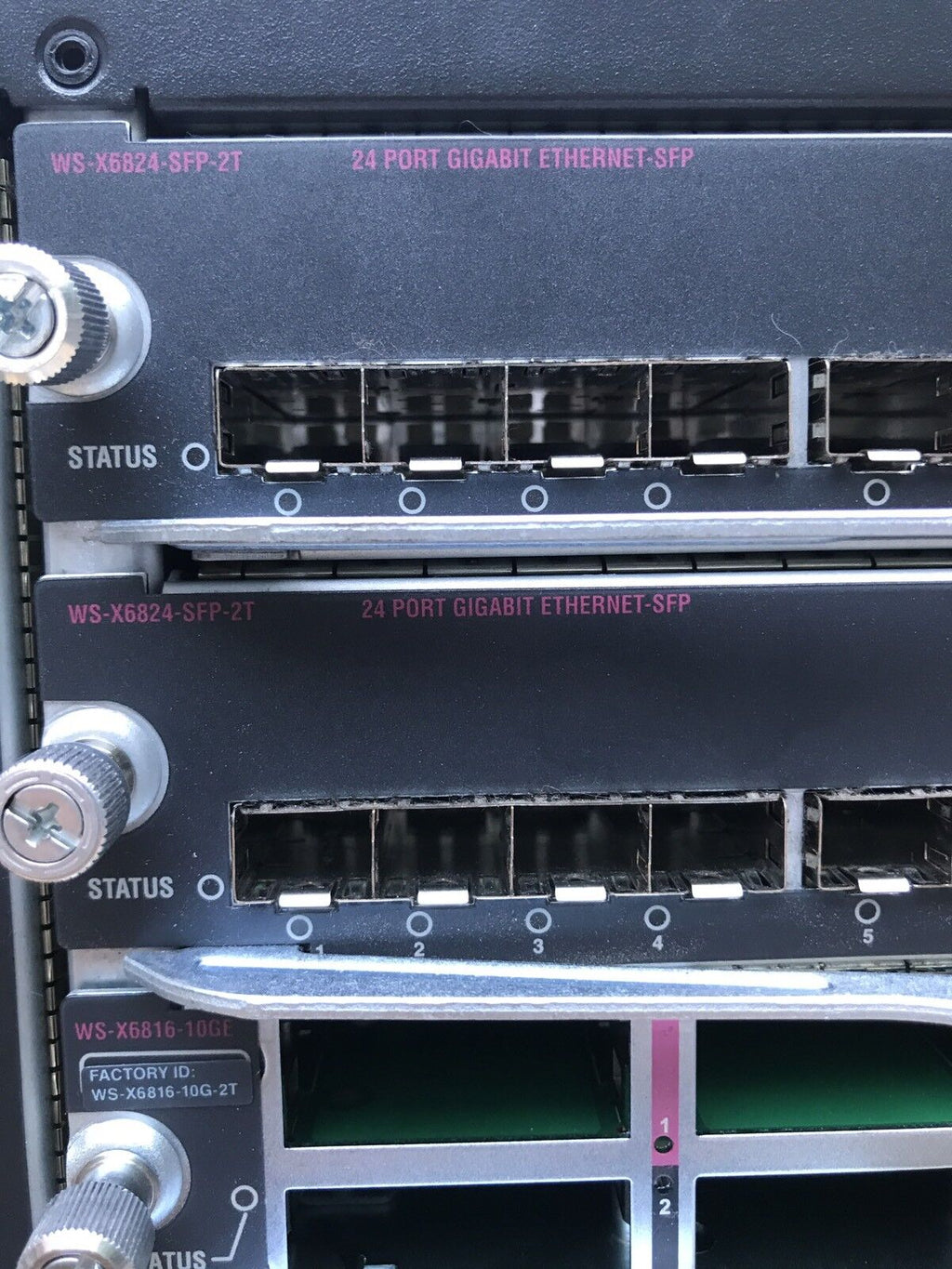 F6k Cisco Catalyst C6509-E 2x VS-SUP2T-10 WS-X6816-10GE-2T F6K-DFC4-E X682