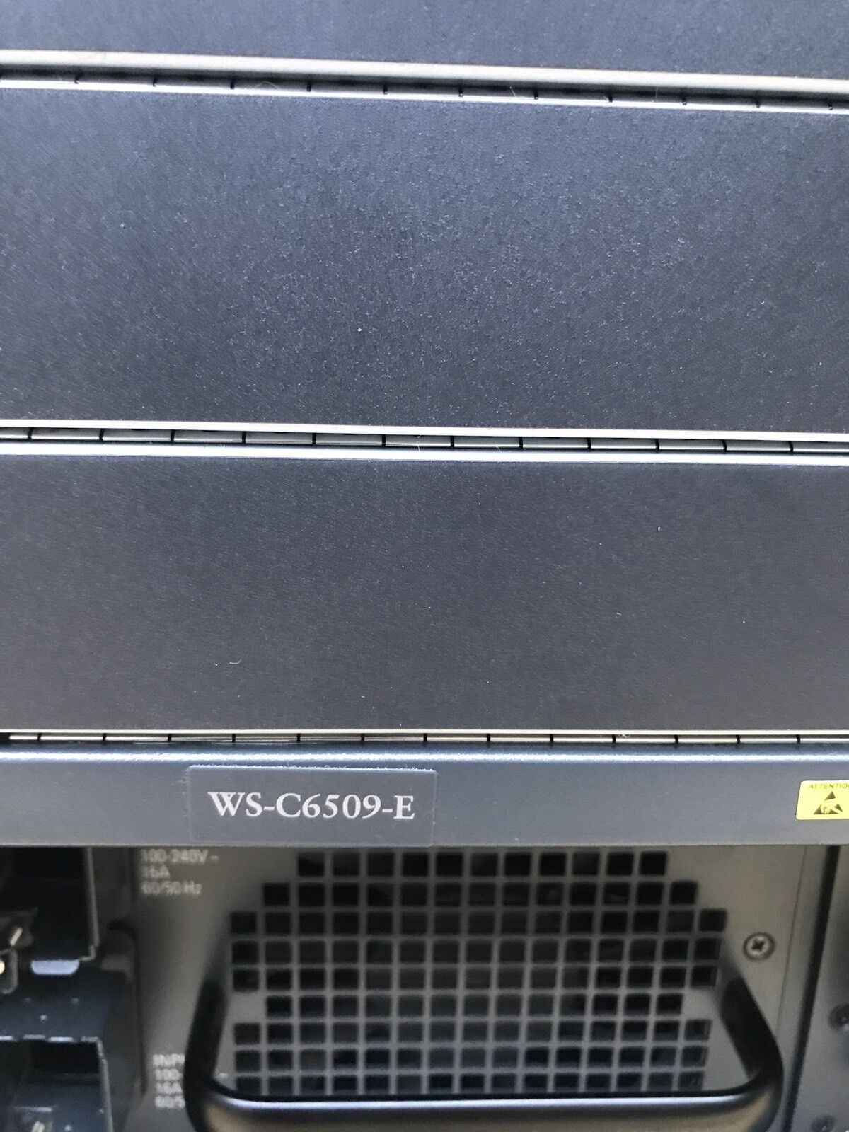 Cisco Catalyst C6509-E 2x VS-SUP2T-10 WS-X6816-10GE-2T F6K-DFC4-E X6824-SFP 6kW.