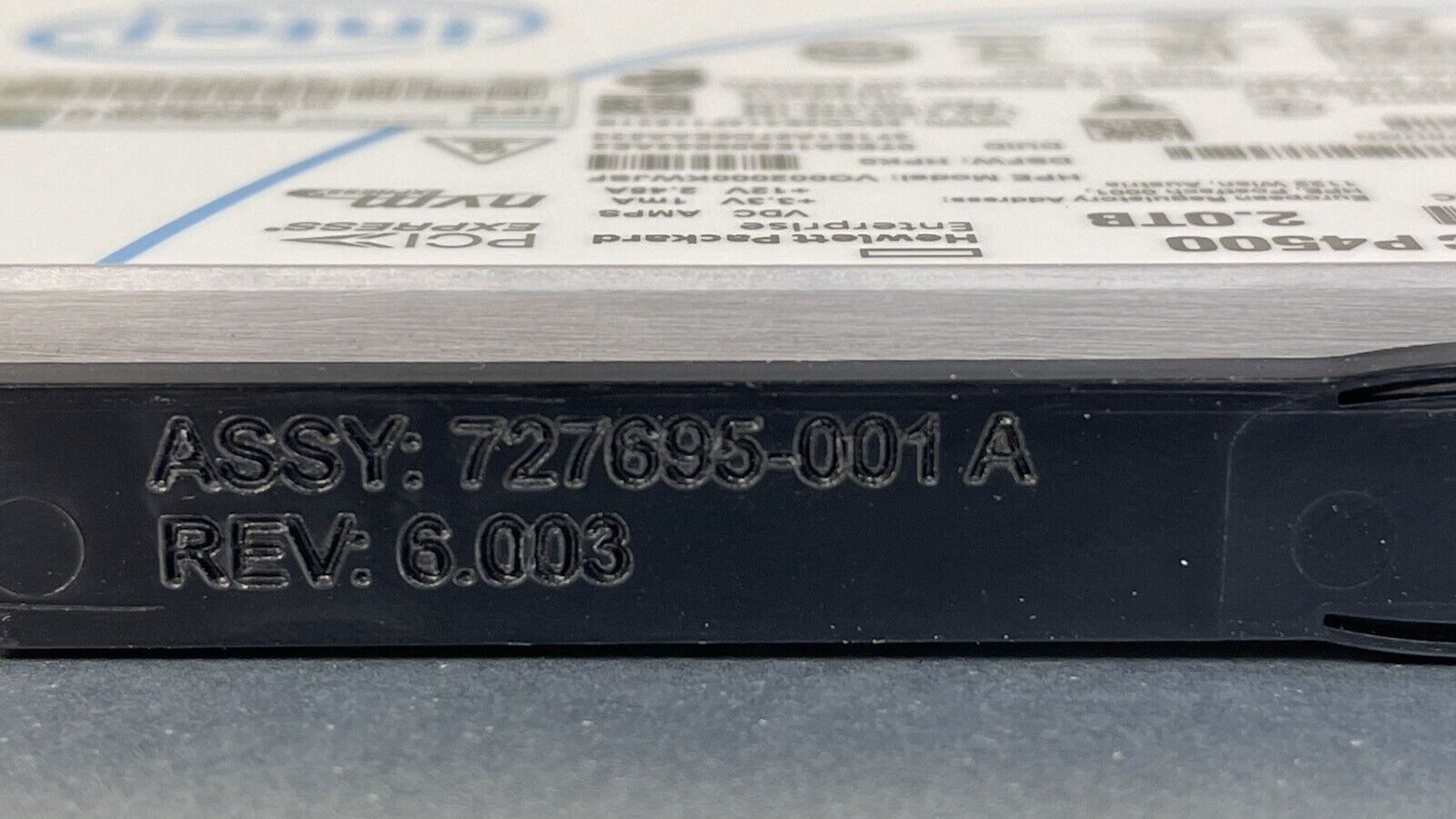 HPE 880242-001 2TB U.2 NVMe 2.5" SFF Read Intensive SCN MLC SSD Solid State Drive