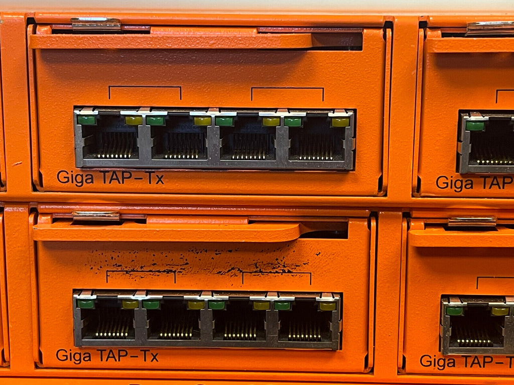 Gigamon Tap Rack Gigamon GigaTAP-TX TAP-201 4 Port 2 Pair 10/100/1000 Mbps 1GbE RJ45 TA