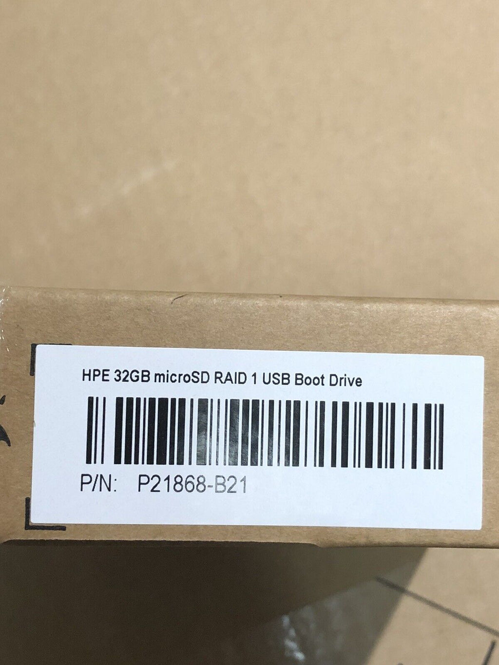 HPE P21868-B21 Bootable Dual 32GB MicroSD Card in Raid 1 Mirror USB Bo