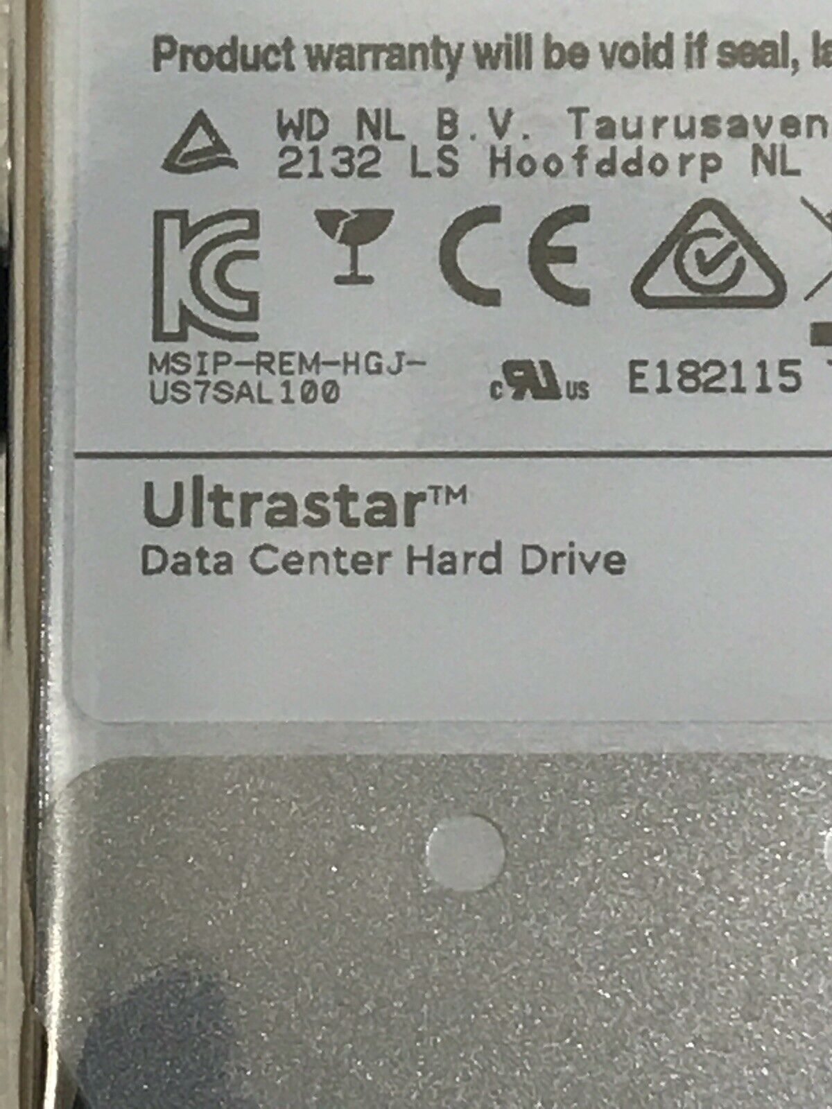 WD Ultrastar DC HC510 0F27516 10TB SATA 6Gb/s 7.2K rpm 3.5" LFF 4Kn HDD Hard Disk Drive