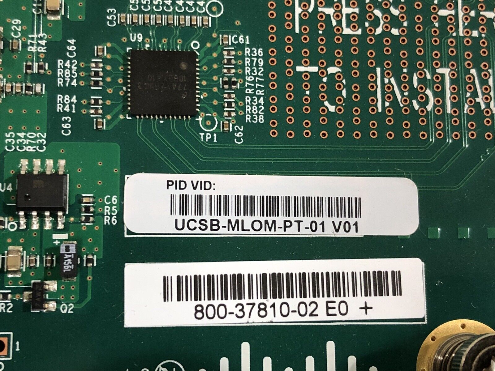 Cisco UCSB-MLOM-PT-01 UCS Port Expander for VIC 1240 and 1340 Additional 4 Ports.