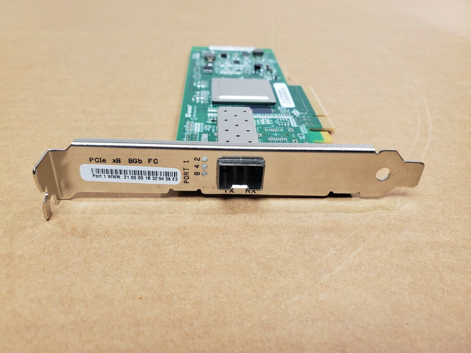 QLogic QLE2560 Single Port 8Gb/s FC HBA Fibre Channel 8G 8Gbps FH PX28