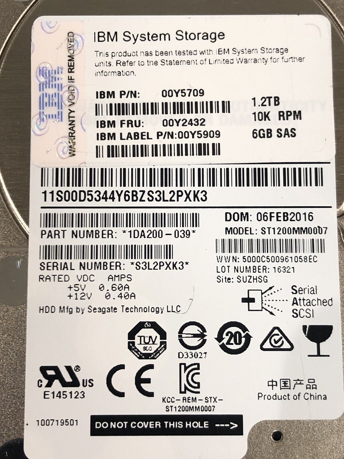IBM Lenovo 00Y2491 Storwize V3700 2x Controller 24x 1.2TB IBM Lenovo 00Y2491 Storwize V3700 2x Controller 24x 1.2TB