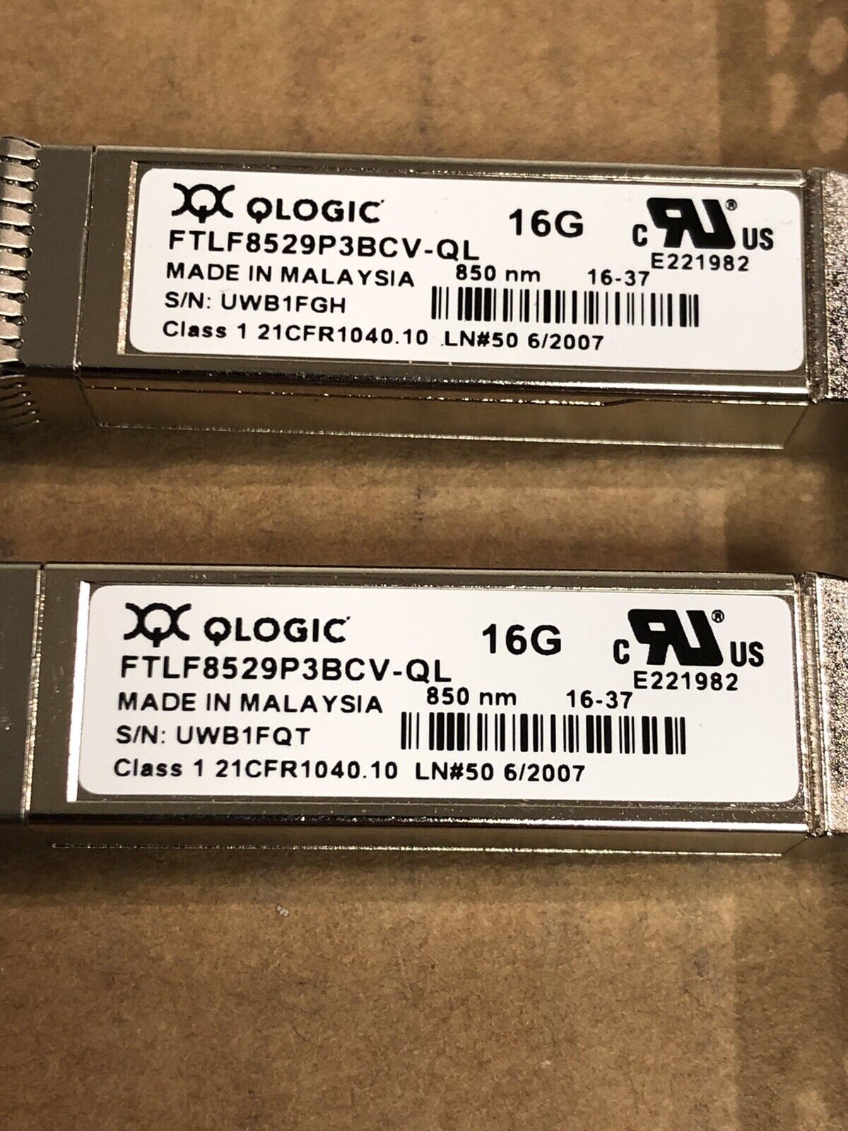 Cisco QLogic Dual Port 16Gbps Fibre Channel PCI-e Adapter UCSC-PCIE-Q2672 FC 16G.