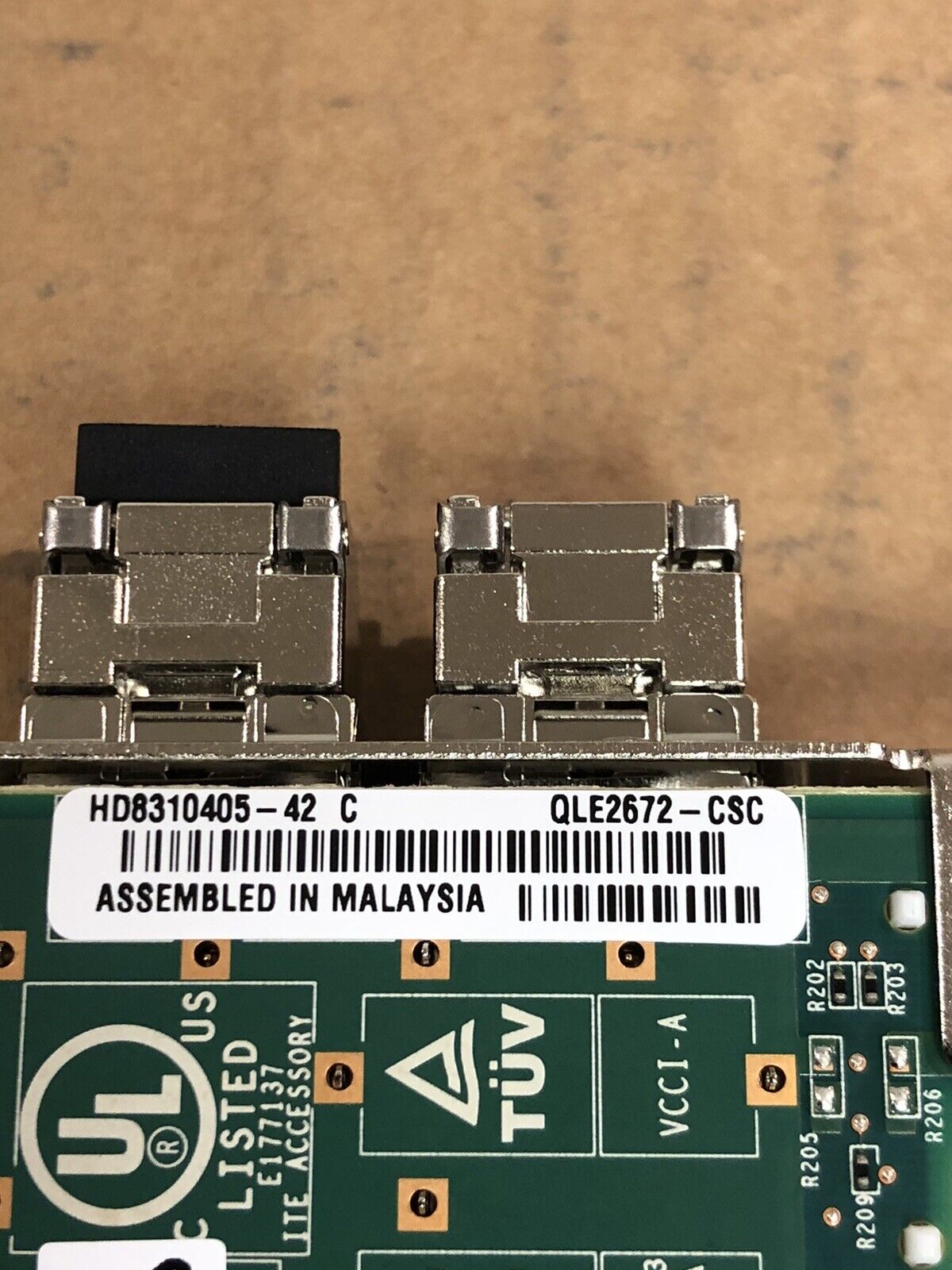 Cisco QLogic Dual Port 16Gbps Fibre Channel PCI-e Adapter UCSC-PCIE-Q2672 FC 16G.