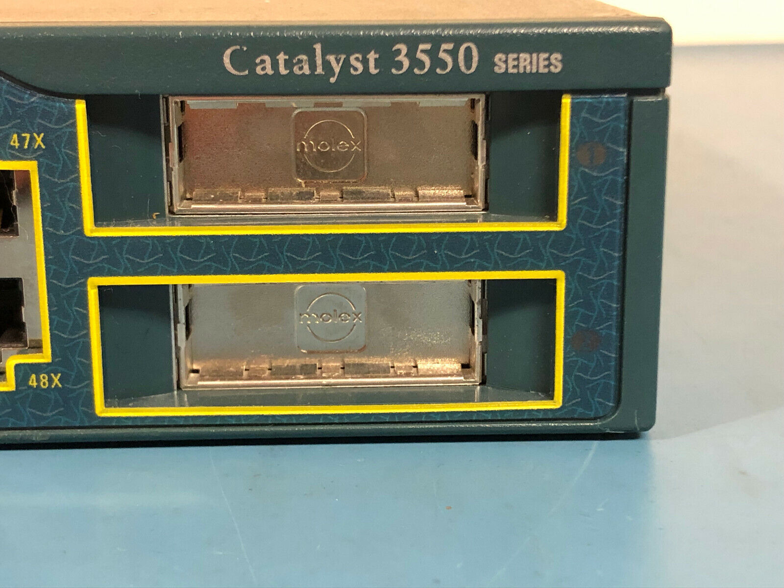Cisco Catalyst 3550 WS-C3550-48-SMI Ethernet Switch 48x 10/100 RJ45 2x 1Gb GBIC.
