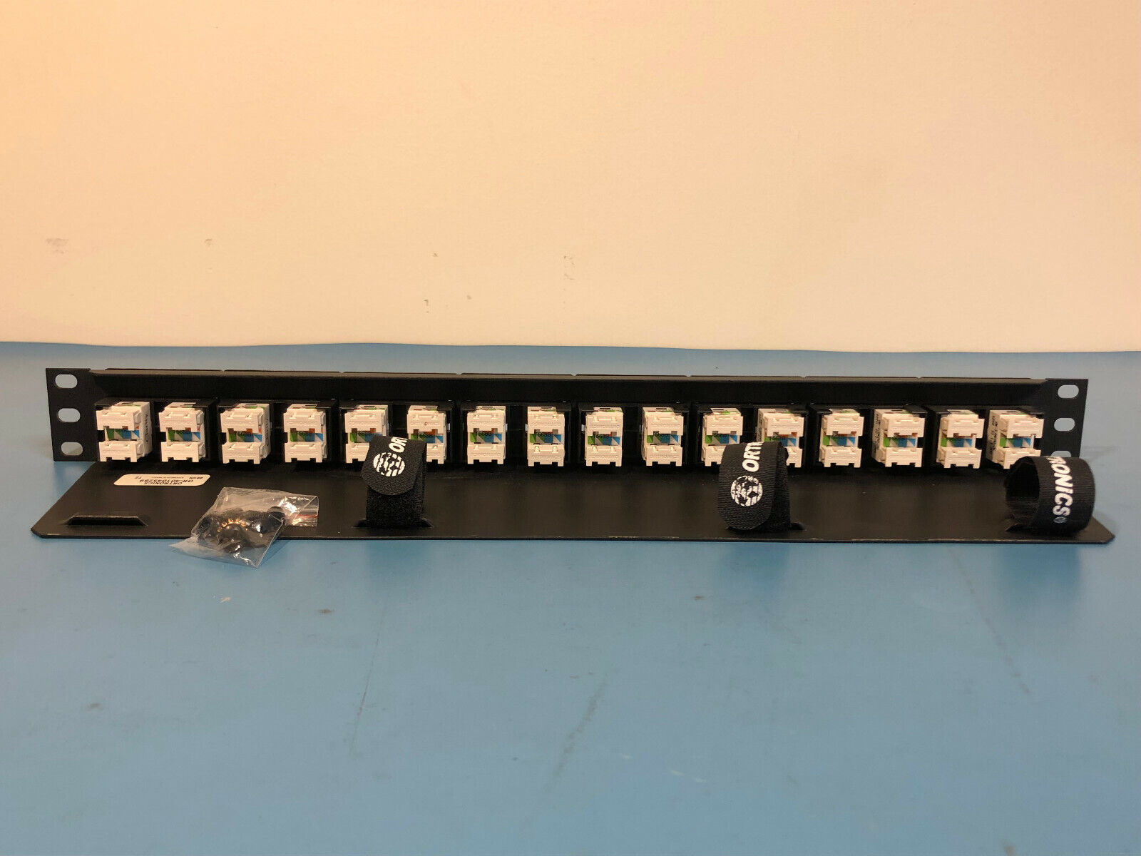 Ortronics 16-Modules 16 Port TRACJACK Cat 5e Ethernet Patch Panel OR-401045289.
