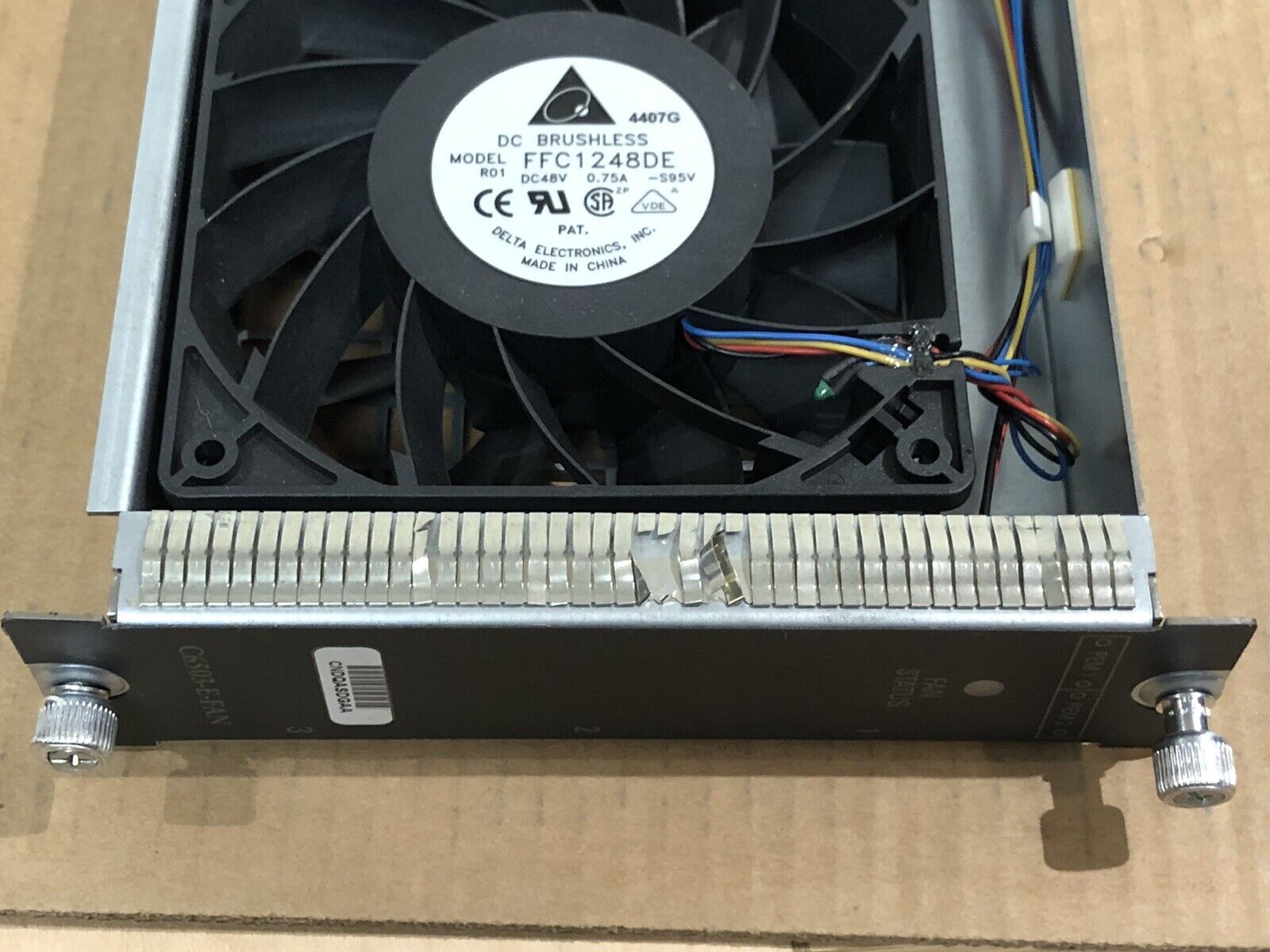Cisco C6503-E-FAN for WS-C6503-E Switch cooling fan module.