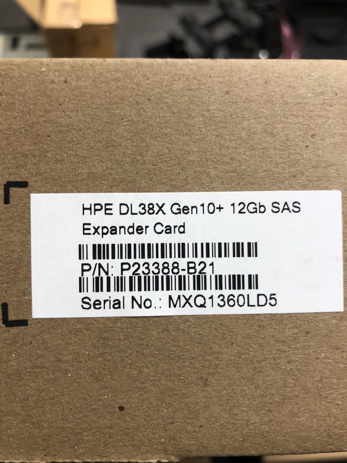 HPE P23388-B21 DL38X DL380 DL385 Gen10 Plus 12Gb SAS Expander Card 4LFF 8SFF 24SFF