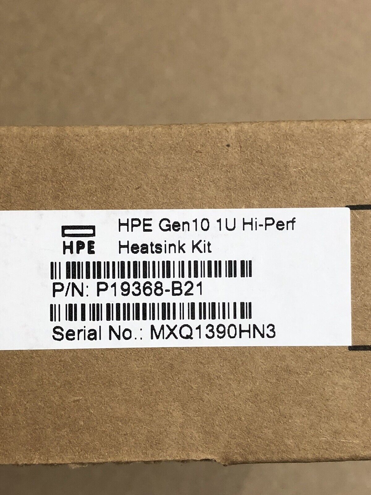 HPE P19368-B21 DL325 DL365 DL385 Gen10 G10 Plus and V2 High Performance Heatsink Kit 1U AMD.