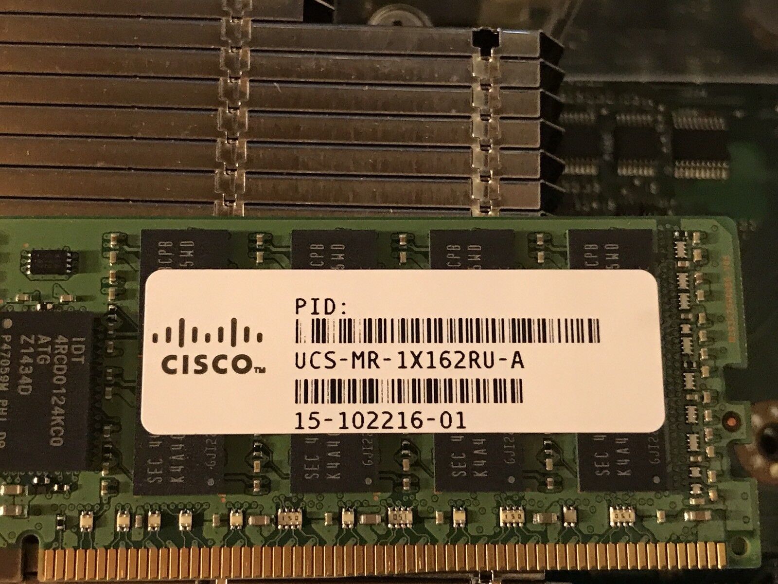 Cisco B200 M4 Two E5-2698V3 256GB Ram Blade Server VIC1240 UCS-MR-1X162RU.