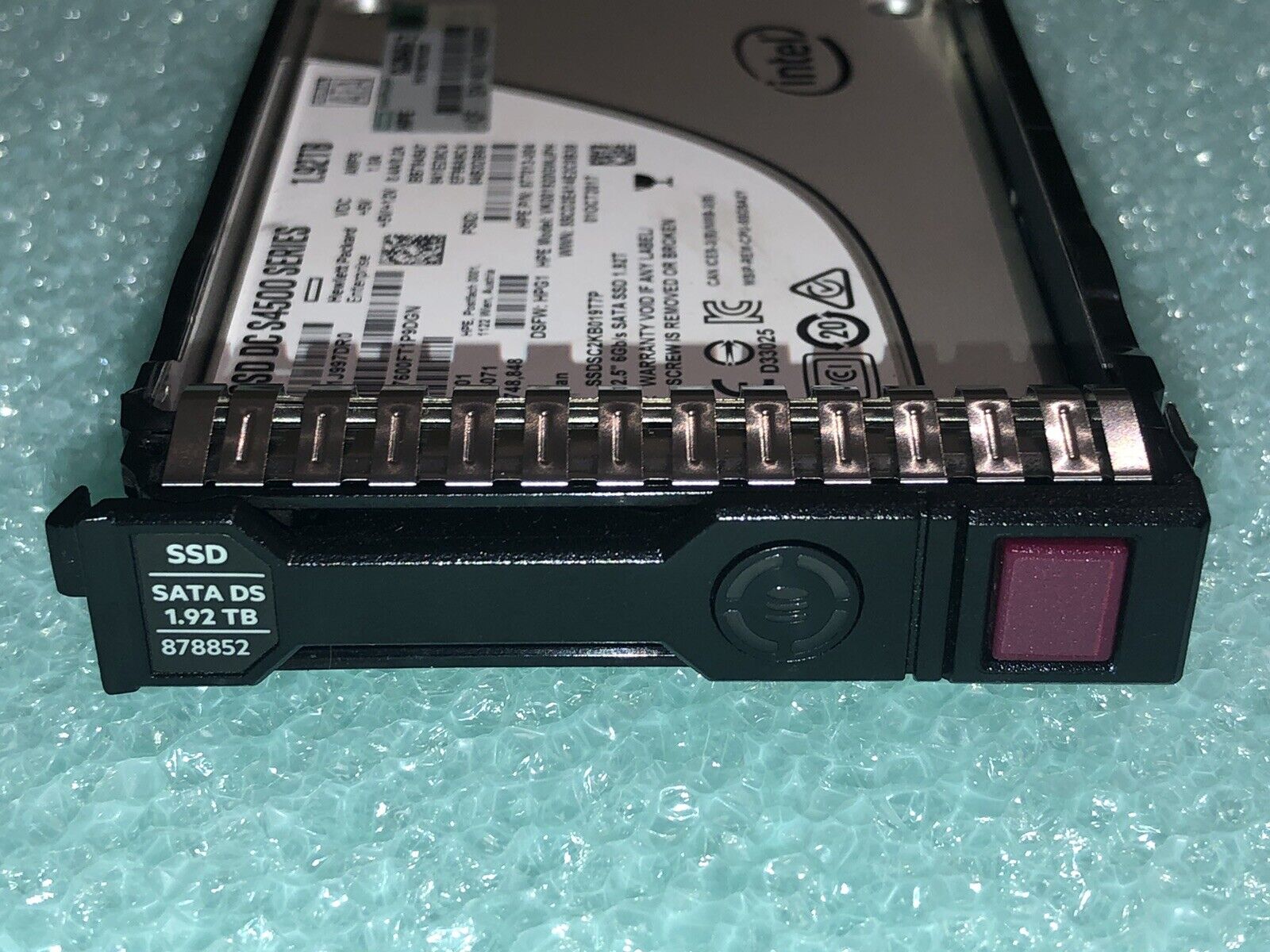 HPE 878852-001 1.92TB SATA 2.5" SFF Read Intensive SC MLC SSD Solid State Drive