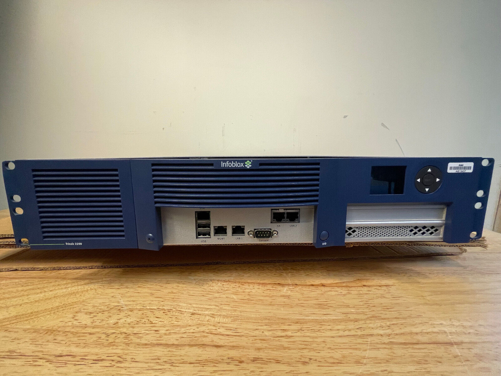 Infoblox Trinzic TE-2220-NS1GRID-AC 2220 Network Service Appliance IPAM DNS DHCP HA Licensed 2x PSU.