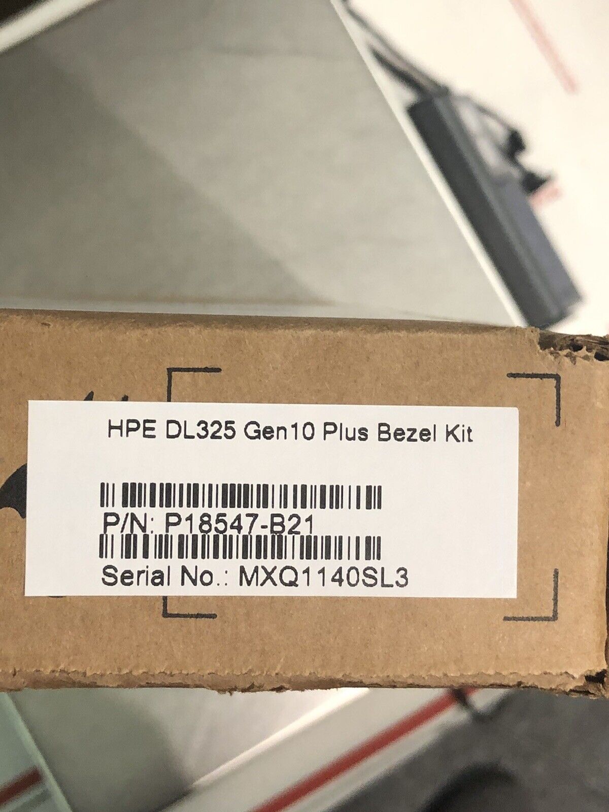 HPE DL325 Gen10 PLUS Bezel Kit --- Does NOT Fit Gen10 --- Gen10 Plus and V2 ONLY.