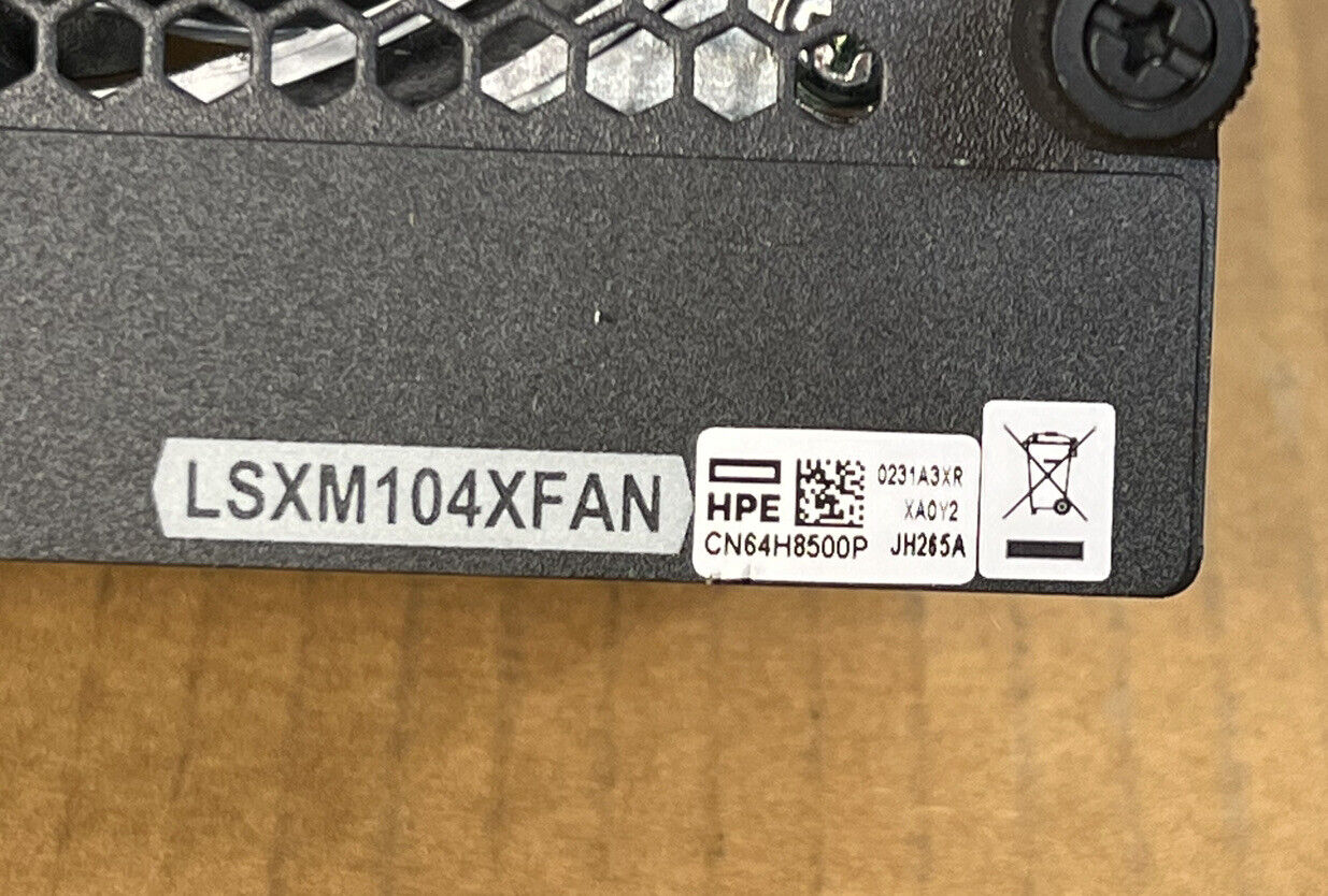 HPE JH265A FlexFabric 12904E Fan Tray Assembly.