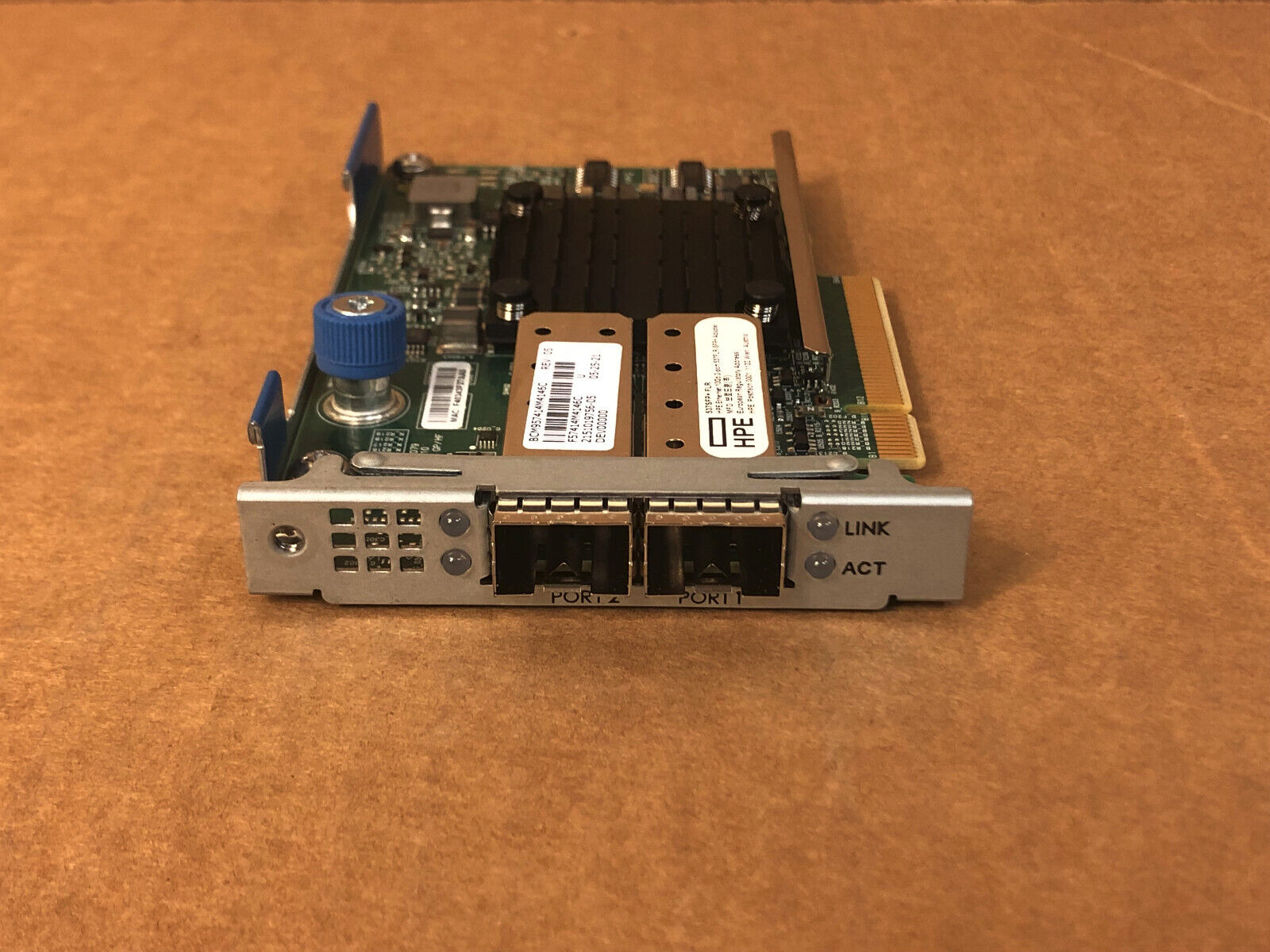 HPE Broadcom Ethernet 10GbE 2-port 537FLR-SFP+ Adapter FlexibleLOM 10G 10Gb FLR.