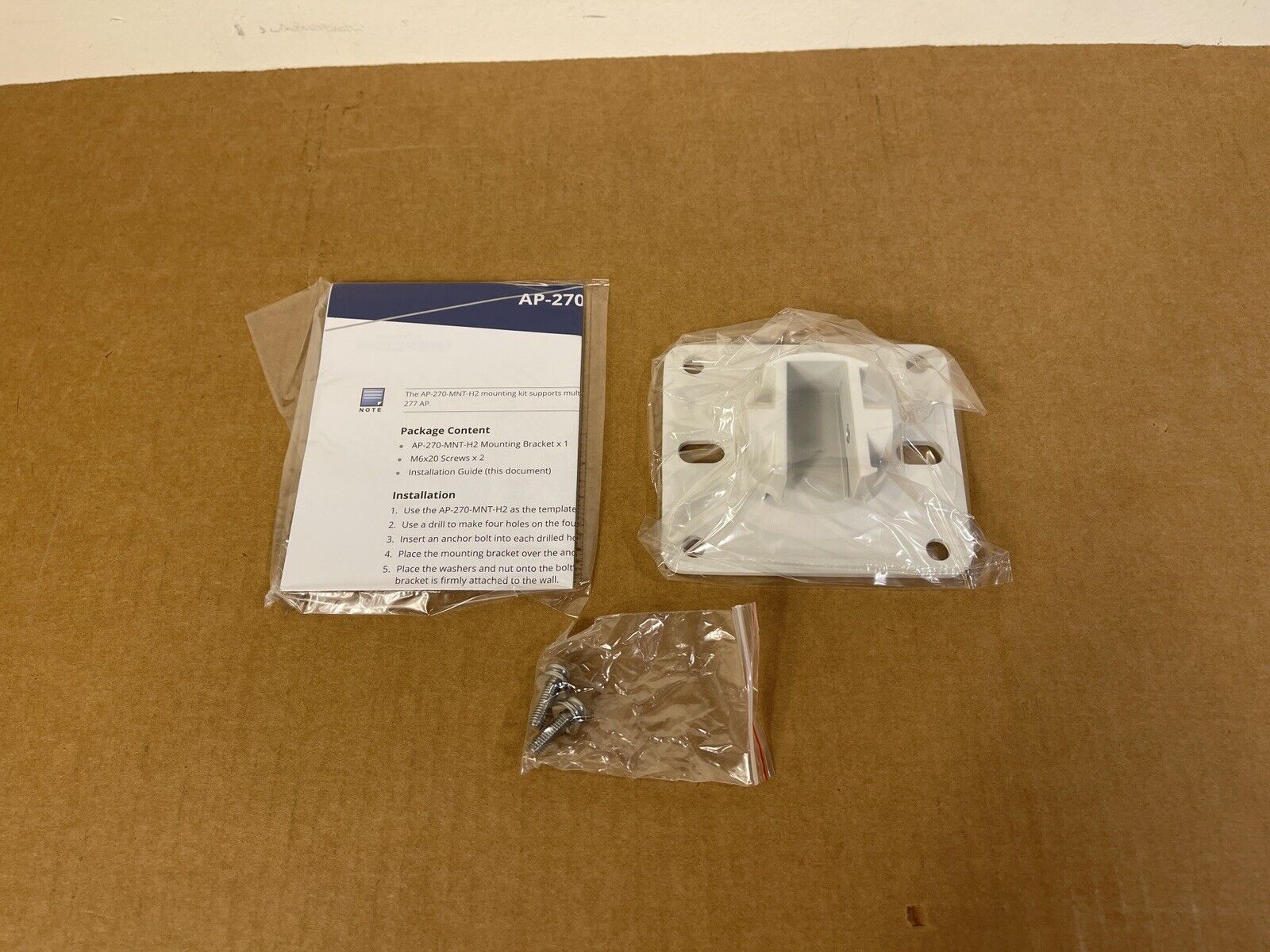 HPE Ap 270 mnt v2 270 Series Mt Kit HPE Ap 270 mnt v2 270 Series Mt Kit