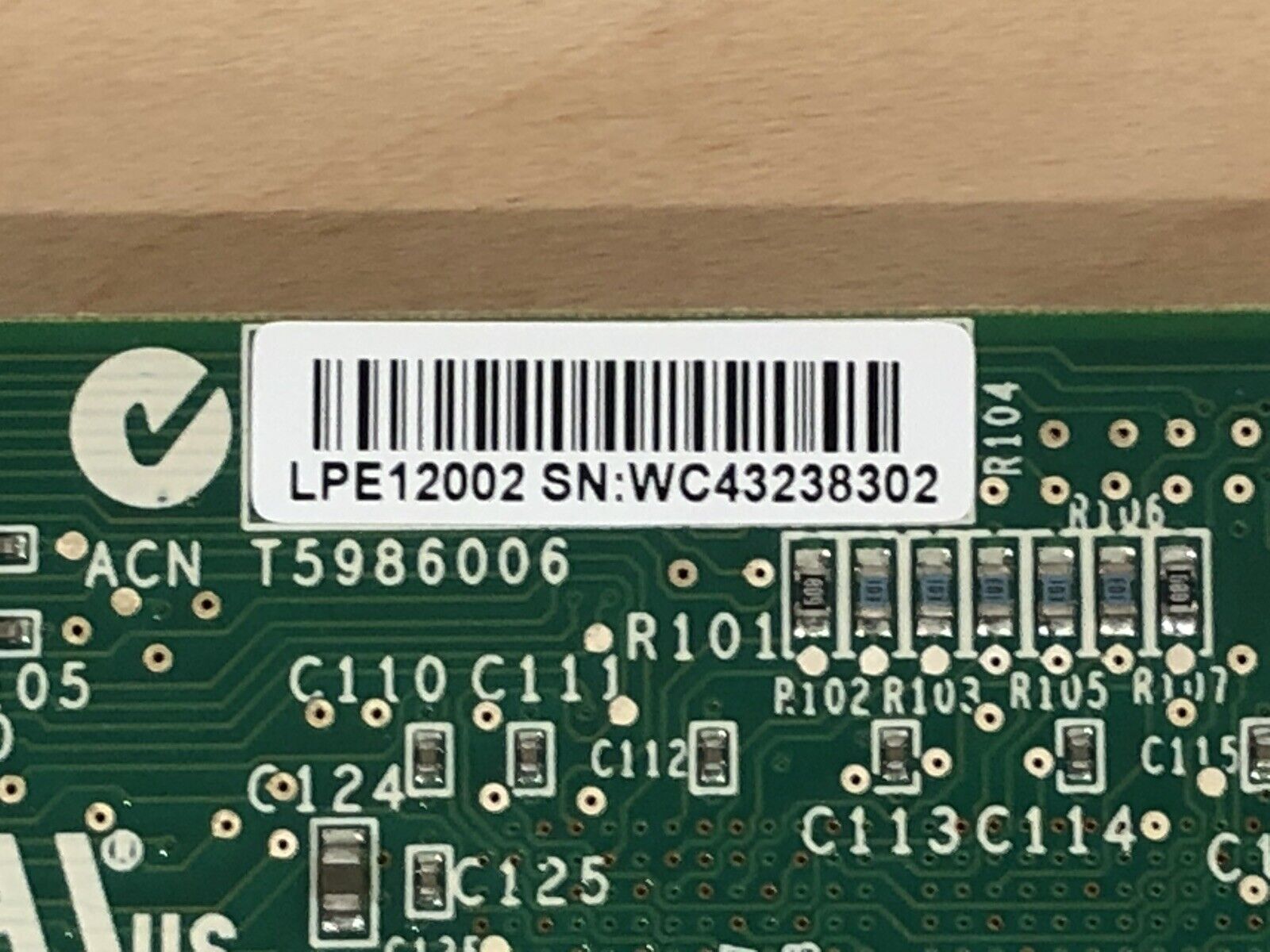 HP 8Gb PCI-e FC HBA Emulex LPE12002 StorageWorks HPE 2x SFP Transceivers LP.