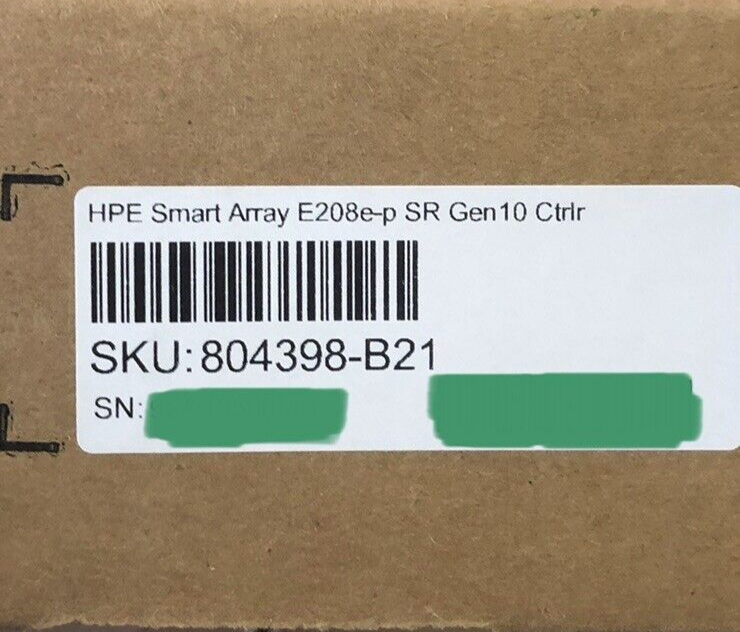 HPE 804398-B21 Smart Array E208e-p SR Gen10/Plus/V2 RAID/HBA External