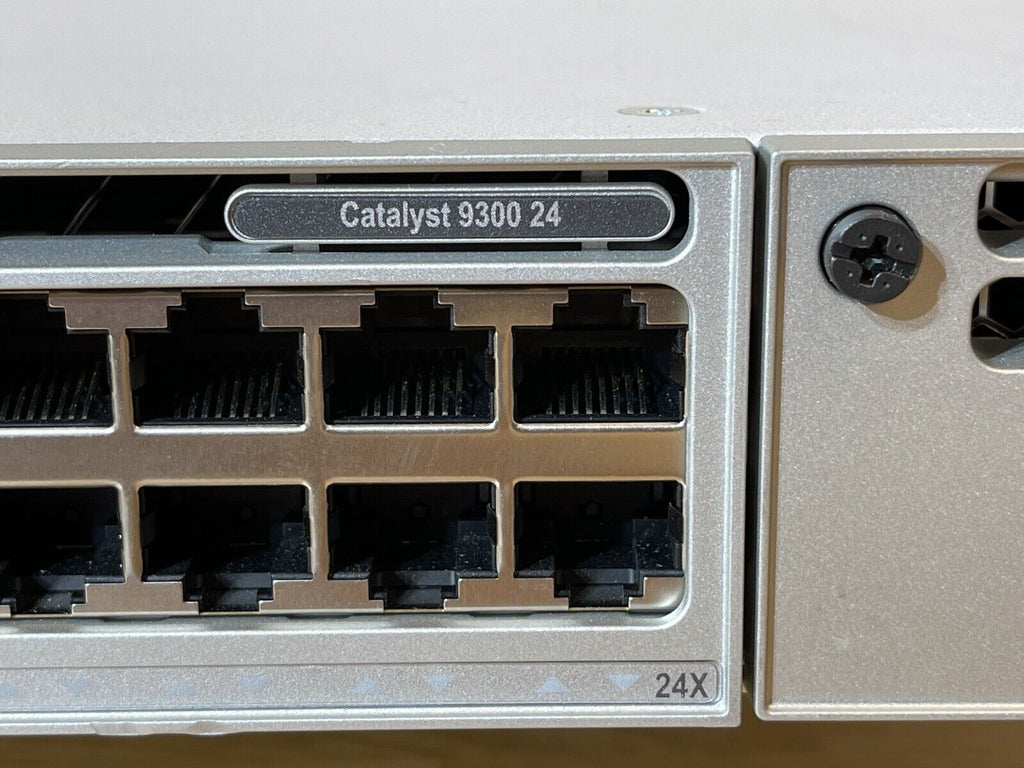 C9300 Switch Rack Slides Cisco Catalyst C9300-24T-A Switch 2x AC PSU 350W 24-Port RJ45 Gigabit