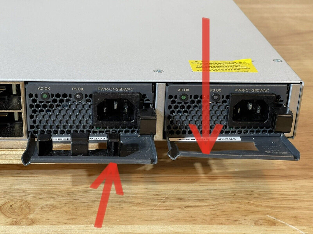 C9300 Switch Rack Slides Cisco Catalyst C9300-24T-A Switch 2x AC PSU 350W 24-Port RJ45 Gigabit