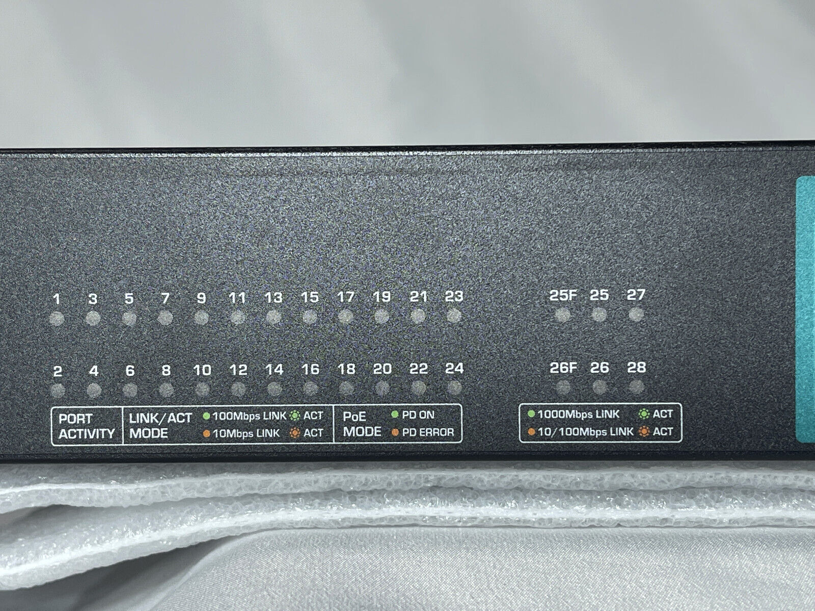 TRENDnet TPE-224WS  24-Port 10/100 Mbps + 4-Port 1GbE Web Smart PoE+ Switch 193W