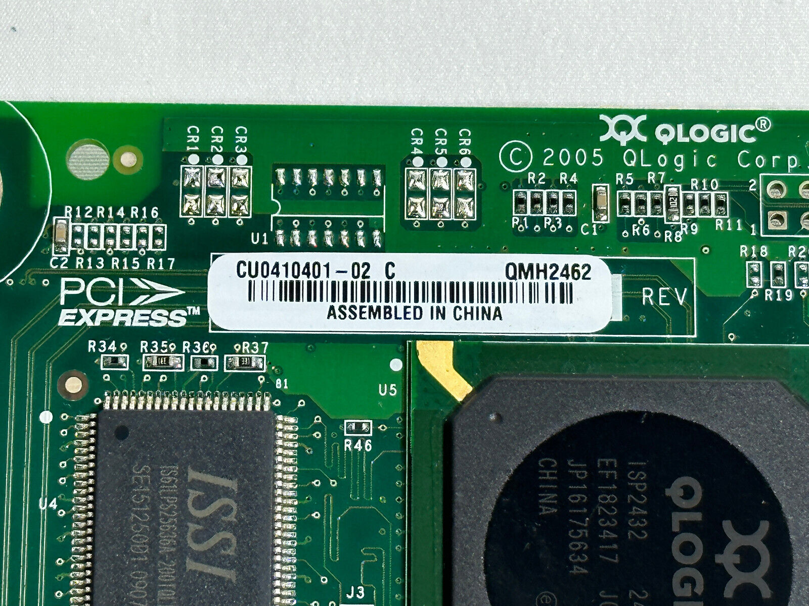 HP 404986-001 4GB Dual-Port Fibre Channel Mezzanine Card Qlogic QMH2462 FC Host Bus Adapter.