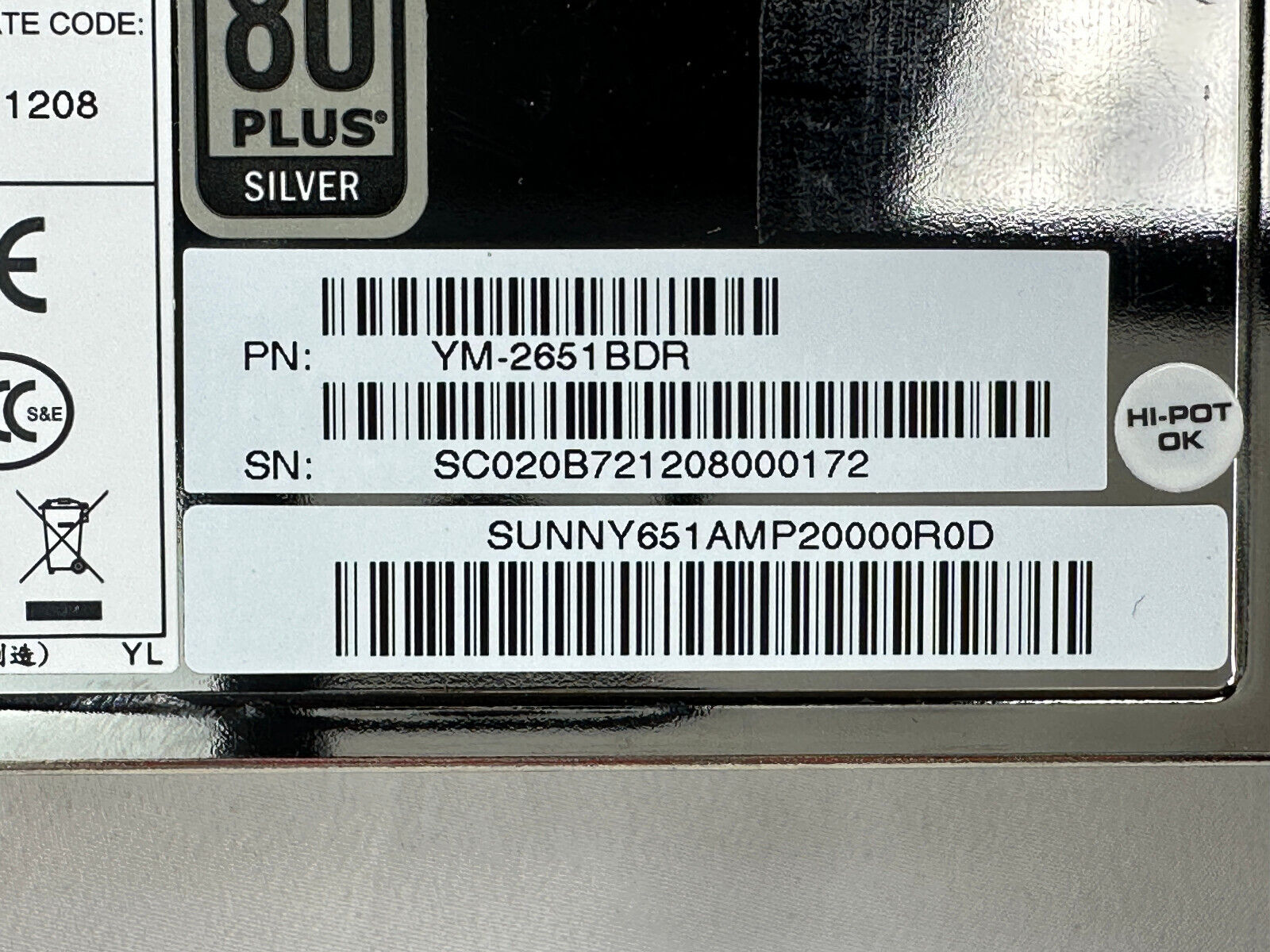 HPE JC694A FlexFabric A5830AF 96G Ethernet Switch 96x 1GbE RJ45 10x 10GbE SFP+ PSU Ears.