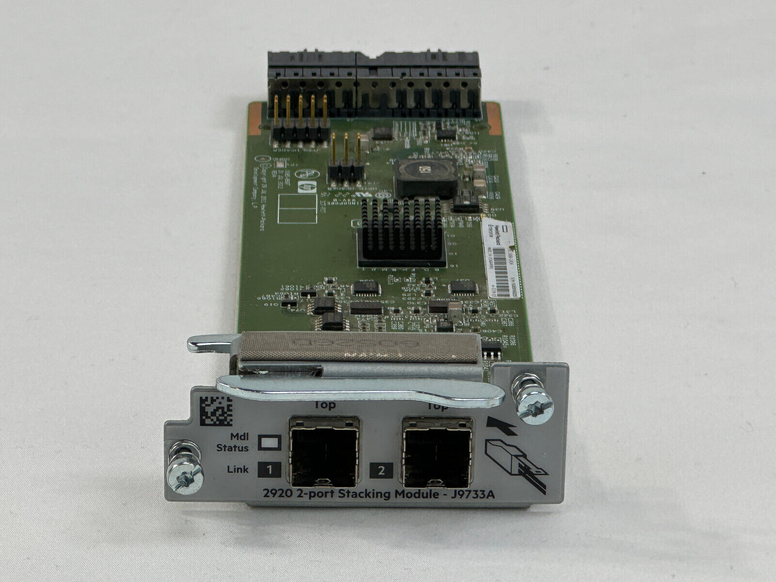 HPE Aruba Procurve 2920 24G SFP PoE+ Dual Port Stacking Module J9733A.