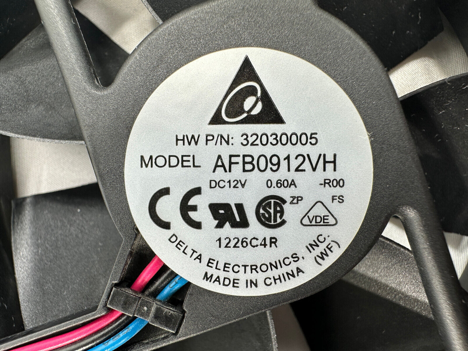 HPE H3C A7506 Fan Tray Assembly 7506 S7506E 9x 92MM 68CFM 12V DC 0.6A Fans.