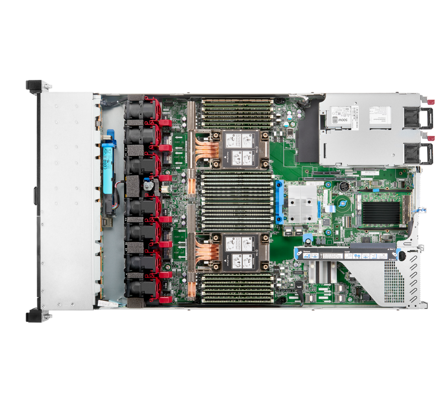 HPE DL360 Gen10+ Plus Xeon 4309Y 32GB RAM 8xSFF MR416i-p 800W PSU SATA/SAS/NVMe.