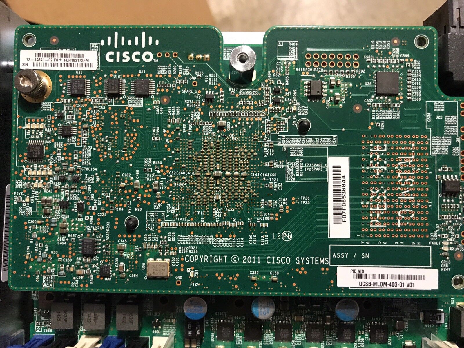 Cisco B200 M3 Two E5-2670V2 10C 2.50GHz 512GB Blade Server VIC1240.