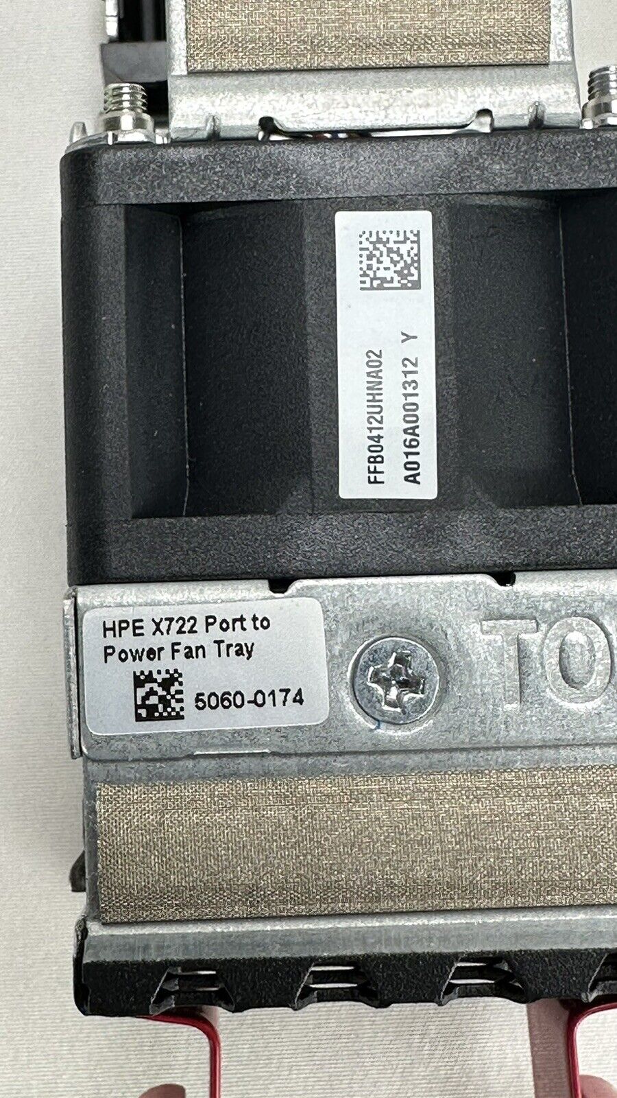 HPE Flexfabric X722 FB Front to Back Fan Module Tray --  Port to Power Airflow HP CS 500, 5130 24G/48G, 5510 24G/48G