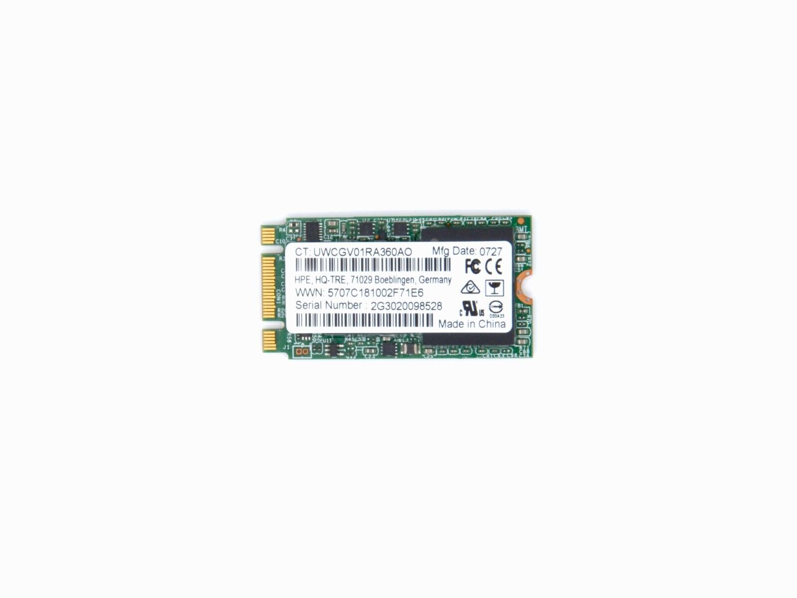 HPE 866703-001 120GB SATA M.2 2242 MLC SSD Solid State Drive