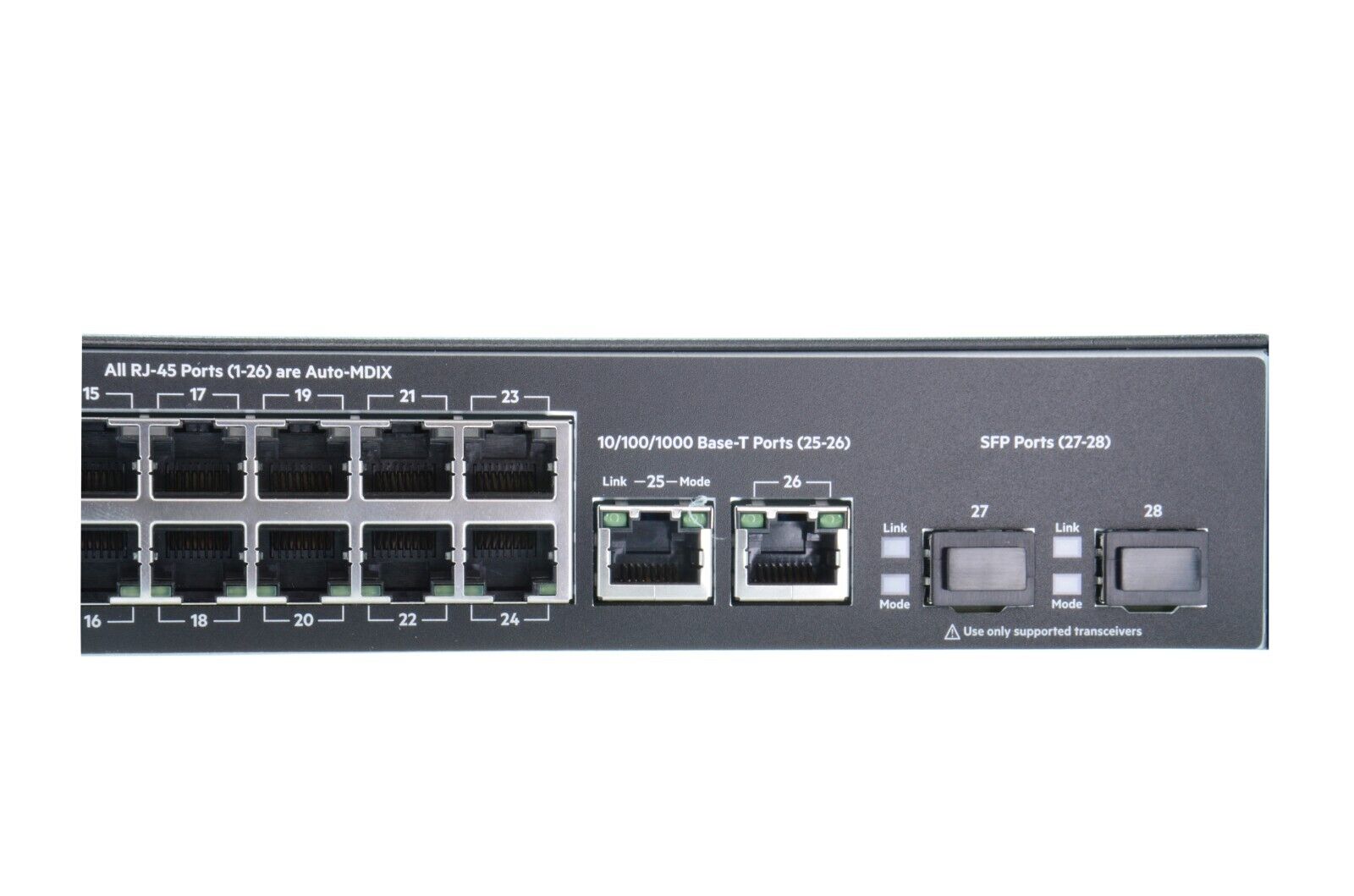 HPE Aruba 2530-24 26x RJ-45 24x 10/100 2x Gigabit Ethernet Switch 2x SFP J9782A