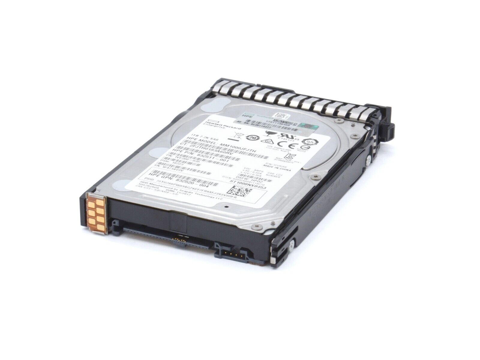 HPE 832984-001 1TB SAS 12Gb/s 7.2K rpm 2.5" SFF SC 512e HDD Hard Disk Drive