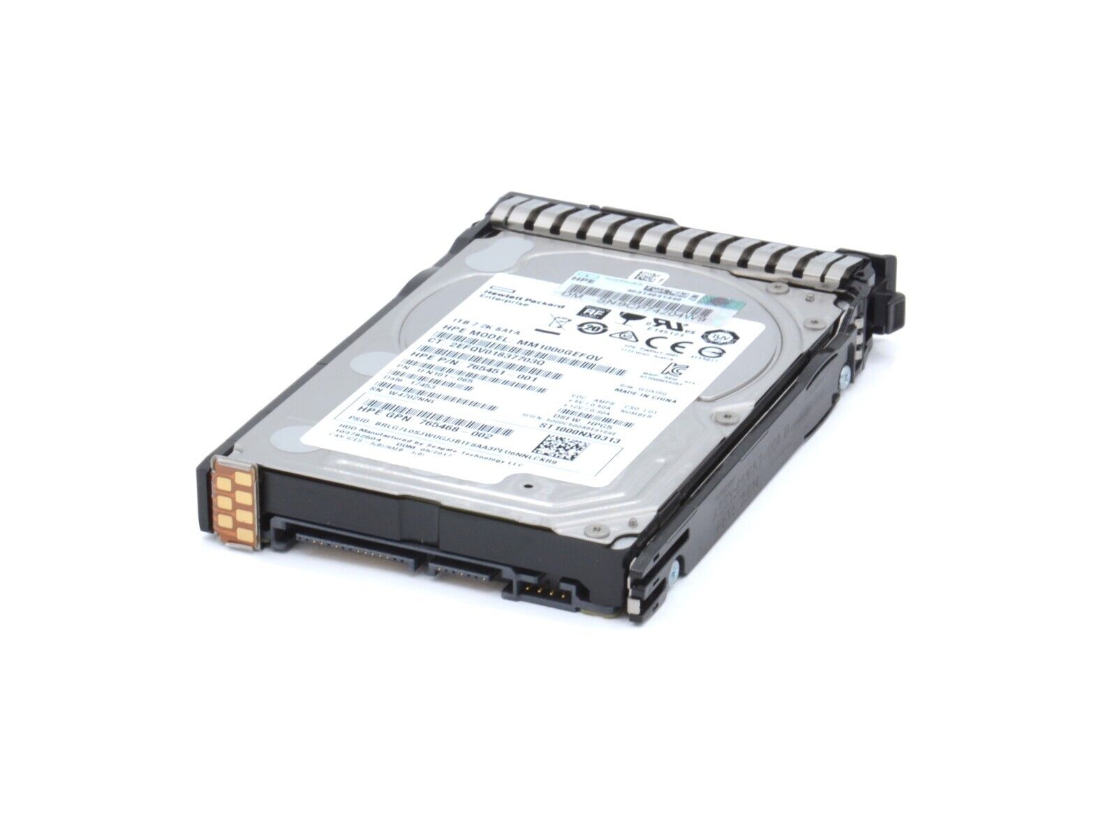 HPE 765868-001 1TB SATA 6Gb/s 7.2K rpm 2.5" SFF SC 512e HDD Hard Disk Drive