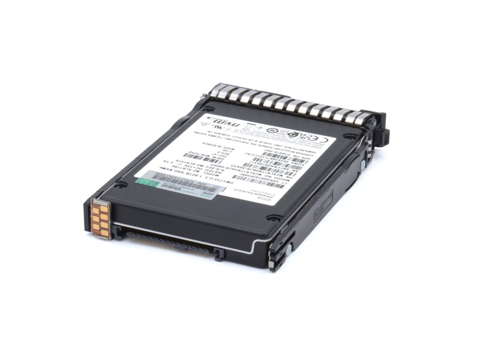 HPE P20735-001 1.92TB NVMe U.3 SSD Gen4 PCIe x4 High Performance RI 1DWPD SC SFF