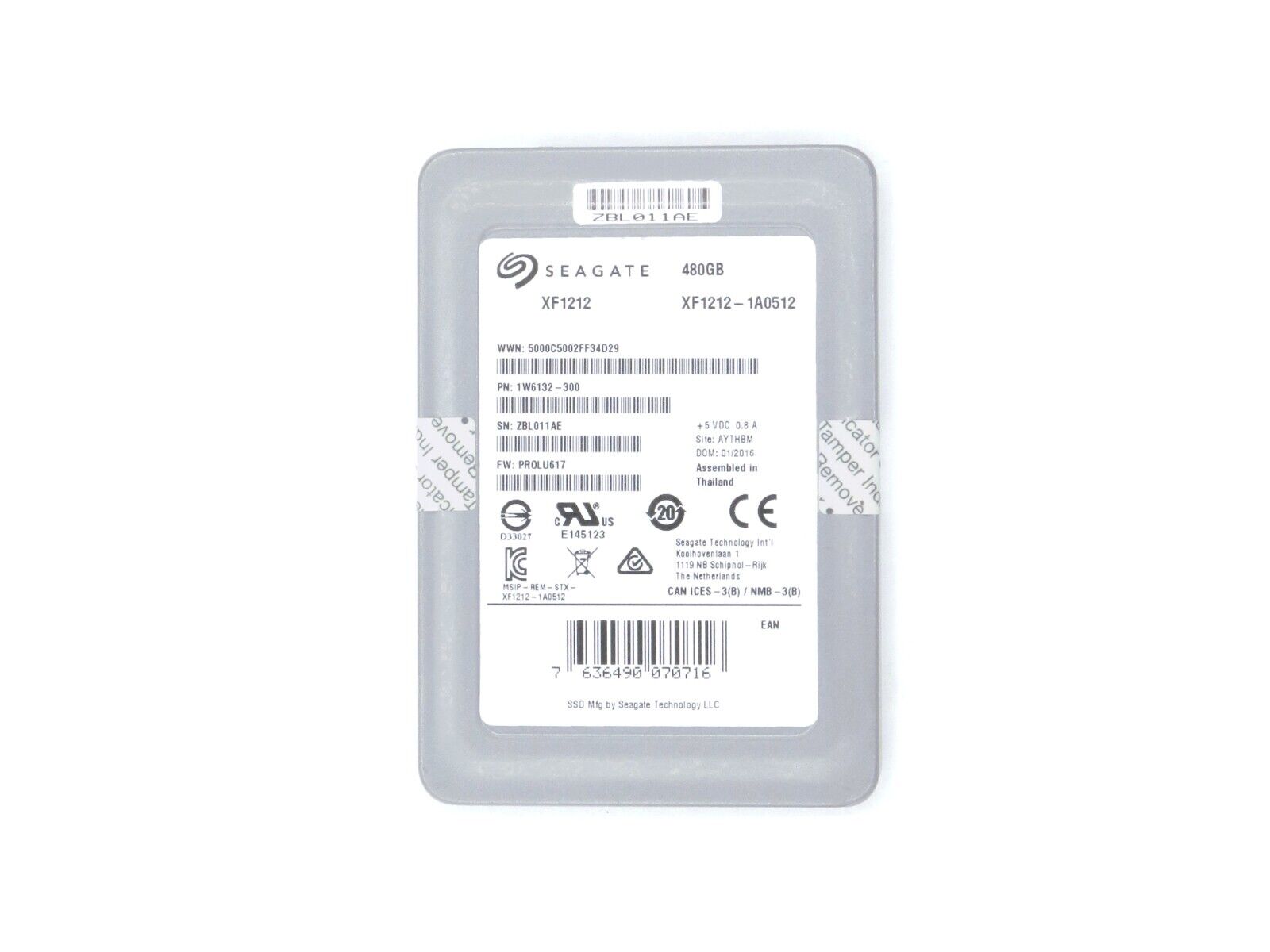 Seagate Nytro XF1212-1A0512 480GB SATA 6Gb/s MLC 2.5 SFF Solid State Drive SSD