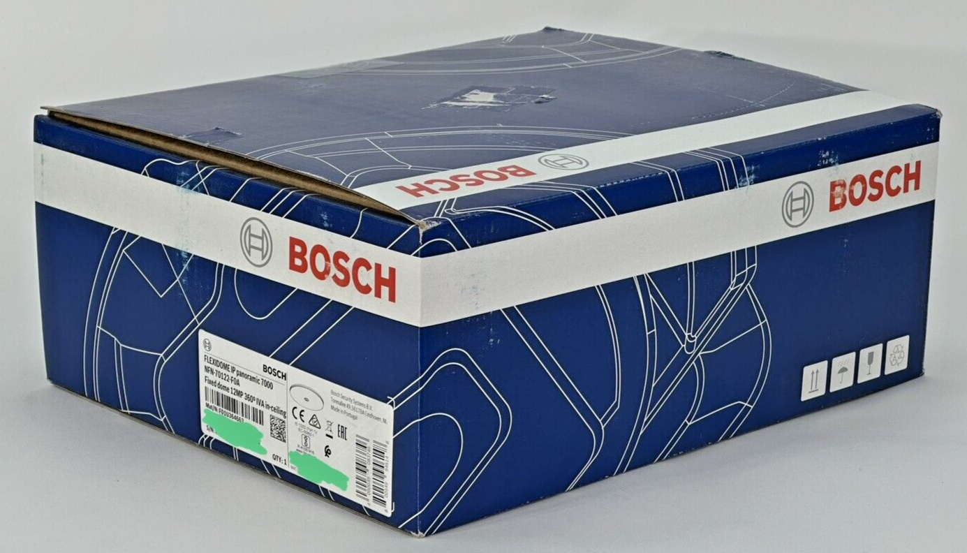 Bosch NFN-70122-F0A Flexidome IP Fixed Dome 12MP 360º IVA Panoramic Camera IC