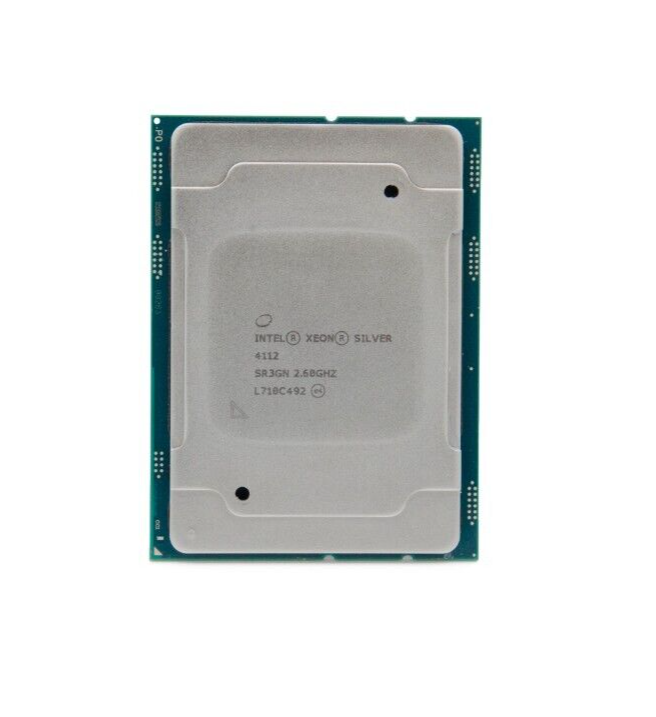 Intel Xeon Silver 4112 Skylake 4-Core 2.6GHz 8.25MB LGA3647 Socket 85W SR3GN CPU