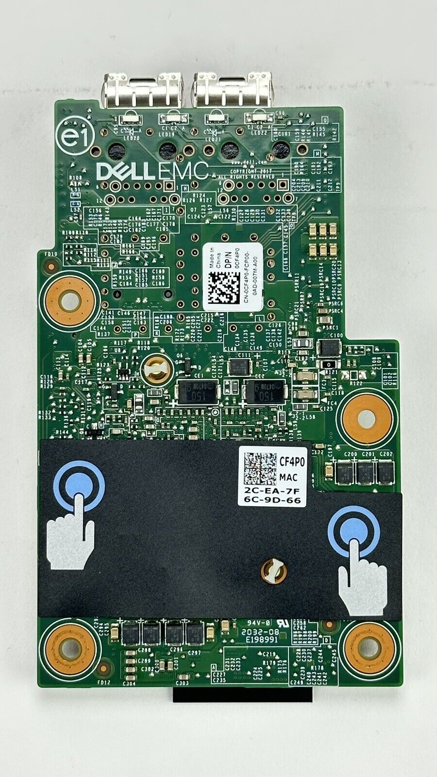 Dell EMC Broadcom 10GbE LOM Dual SFP+ Port Daughter Card R440 R540 R7515 R6515