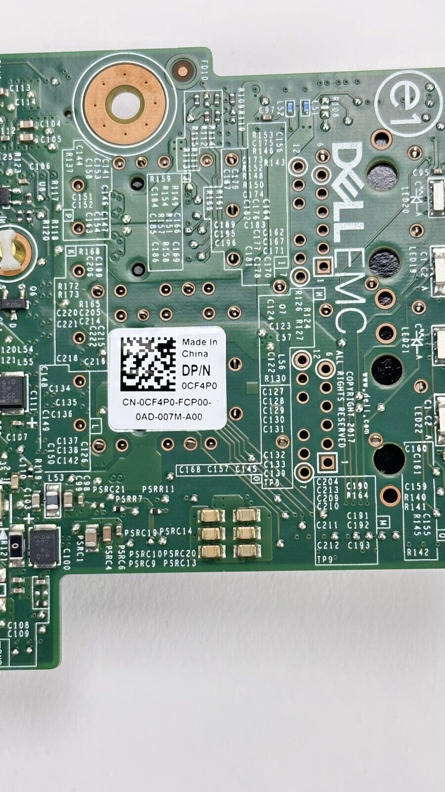 Dell EMC Broadcom 10GbE LOM Dual SFP+ Port Daughter Card R440 R540 R7515 R6515